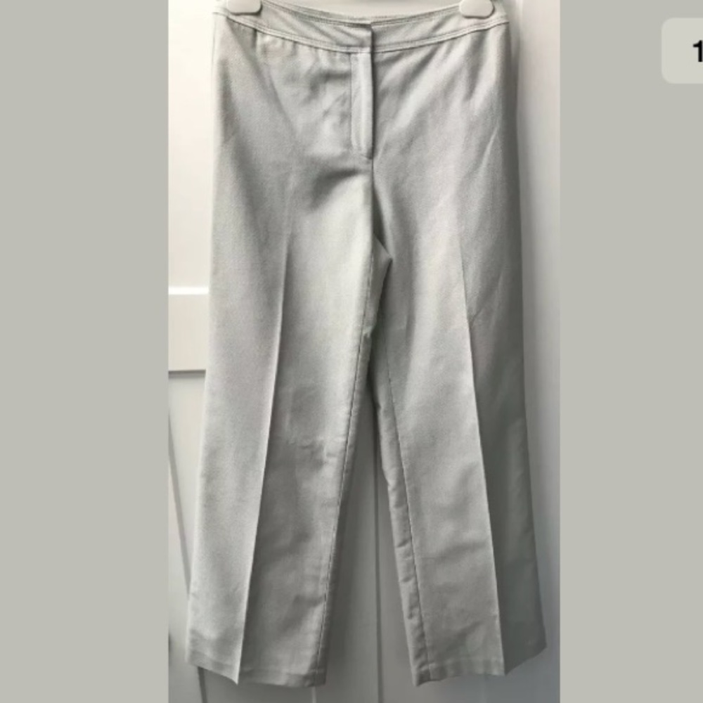 Ann Taylor Women’s Wide Leg Textured Dress Pants 2